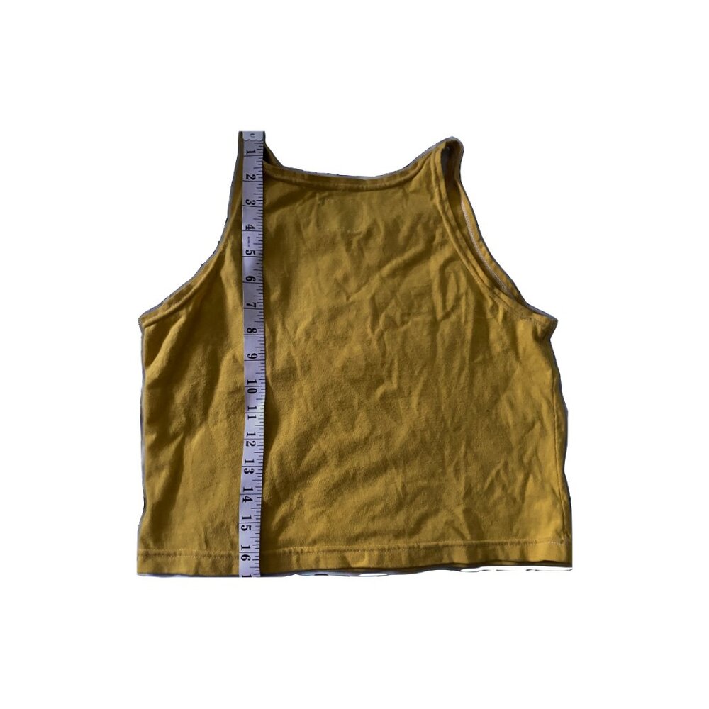Deadstock Y2K Vintage Tommy Jeans Yellow Tank Top (Reworked) - Picture 7 of 9